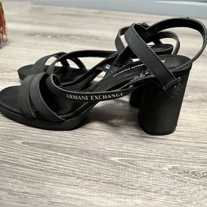 Armani exchange heel sandals size 38